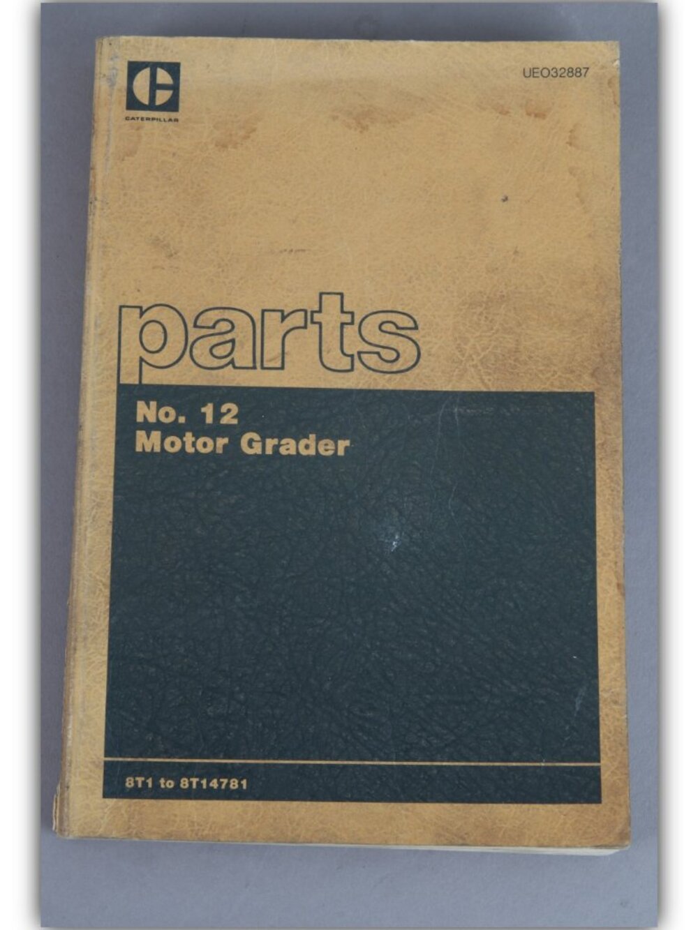 Caterpillar NO. 12 Motor Grader catalog 8T1 to 8T14781